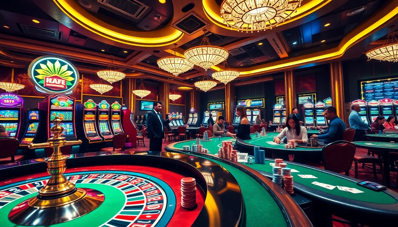 Players enjoying a dynamic online gambling experience at https://gg88.black/ with luxury casino elements.