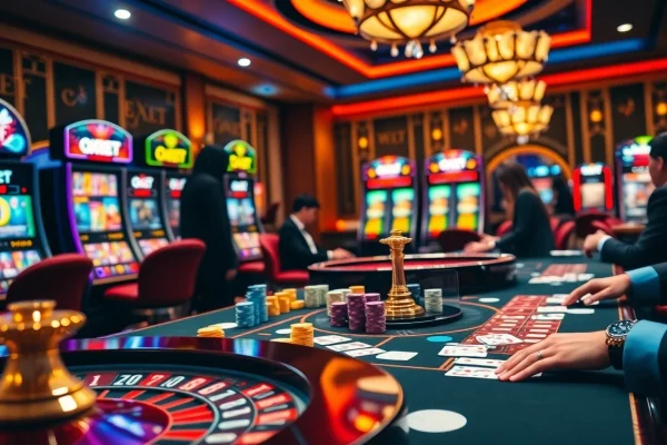 Experience the thrill of online gaming at Oxbet's vibrant casino tables filled with action.