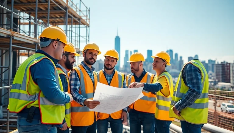 New York Commercial General Contractor with a dedicated team collaborating on-site in NYC.