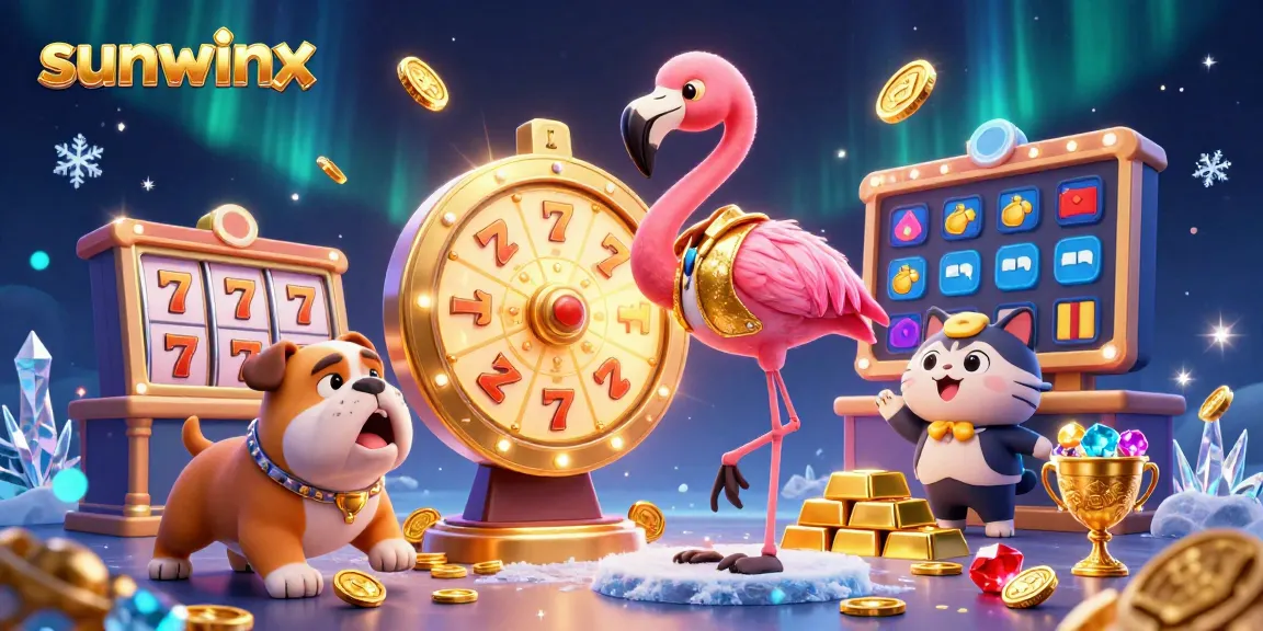 Experience thrilling spins with sunwinx's vibrant game show atmosphere, gold coins shimmering and jackpots rising.